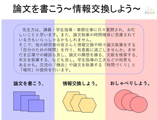 2026年度 論文を書こうの会 を開催します
